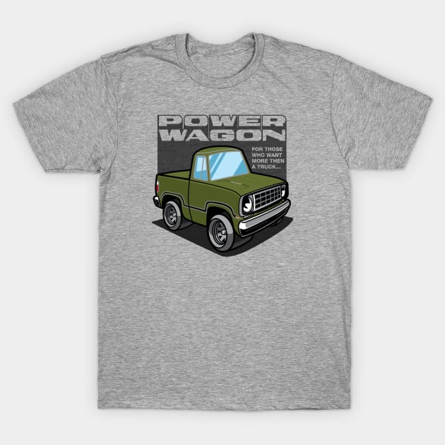 Avacado - Power Wagon T-Shirt by jepegdesign